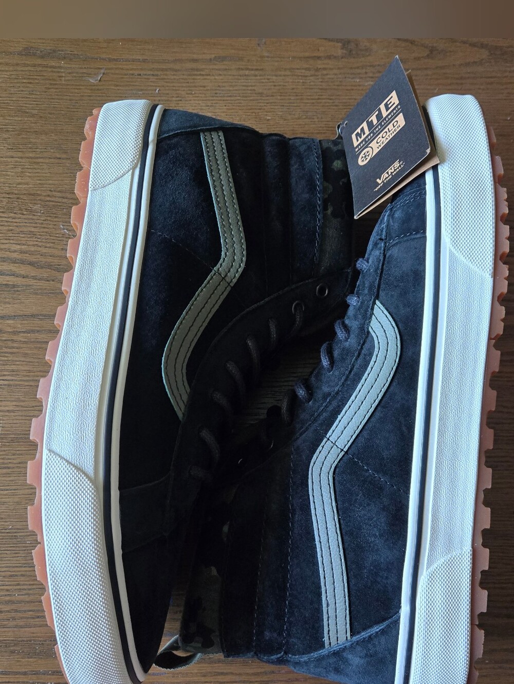 Vans Sk8 Hi Mte 1 Men Size 13 Rain Camo Black White 072026 - Picture 2 of 6